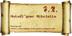 Hutvágner Nikoletta névjegykártya